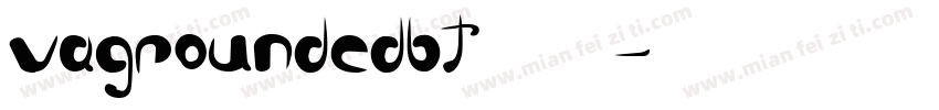 vagroundedbt BOLD字体转换